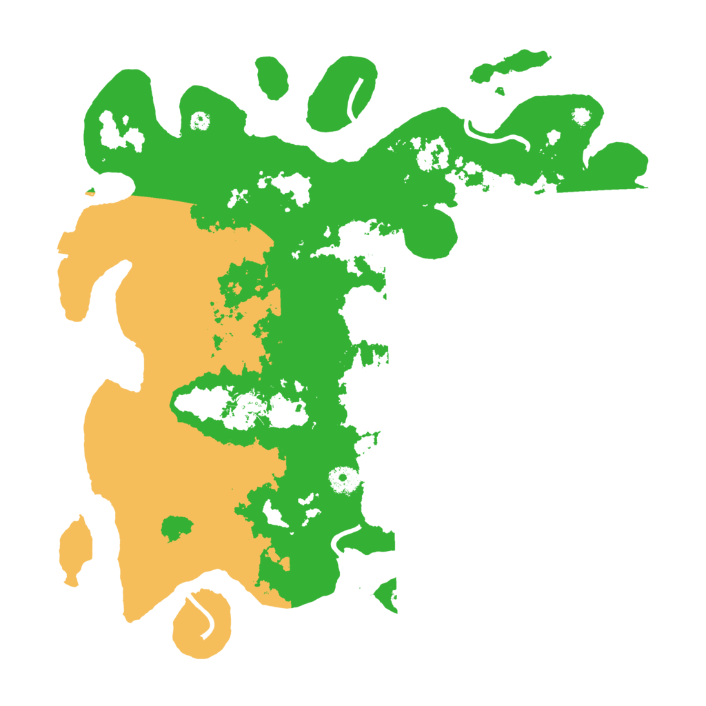 Biome Rust Map: Procedural Map, Size: 3700, Seed: 363687291