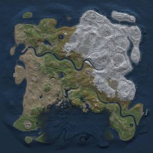 Thumbnail Rust Map: Procedural Map, Size: 4250, Seed: 937574838, 16 Monuments