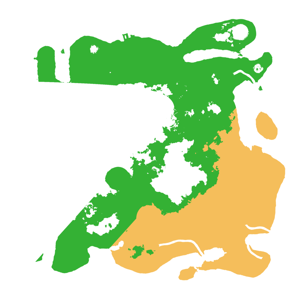 Biome Rust Map: Procedural Map, Size: 3500, Seed: 823305291