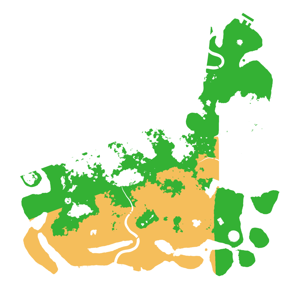 Biome Rust Map: Procedural Map, Size: 4500, Seed: 1457611919