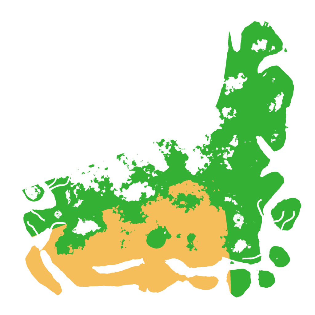 Biome Rust Map: Procedural Map, Size: 4500, Seed: 1457611919