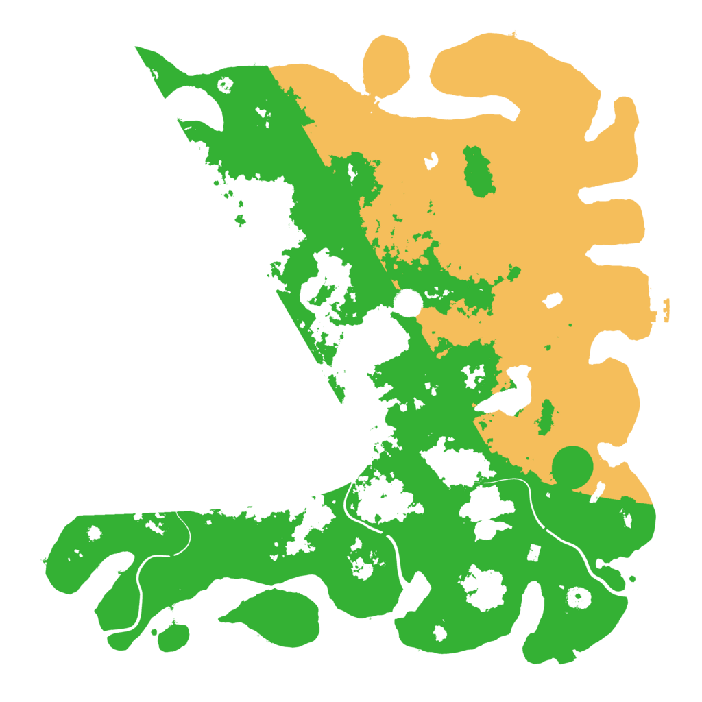 Biome Rust Map: Procedural Map, Size: 4500, Seed: 1047633092