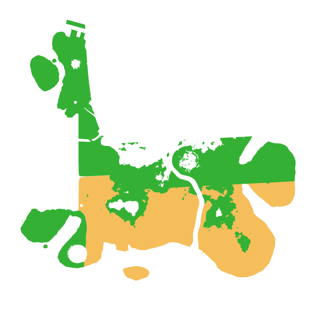 Biome Rust Map: Procedural Map, Size: 3000, Seed: 27698