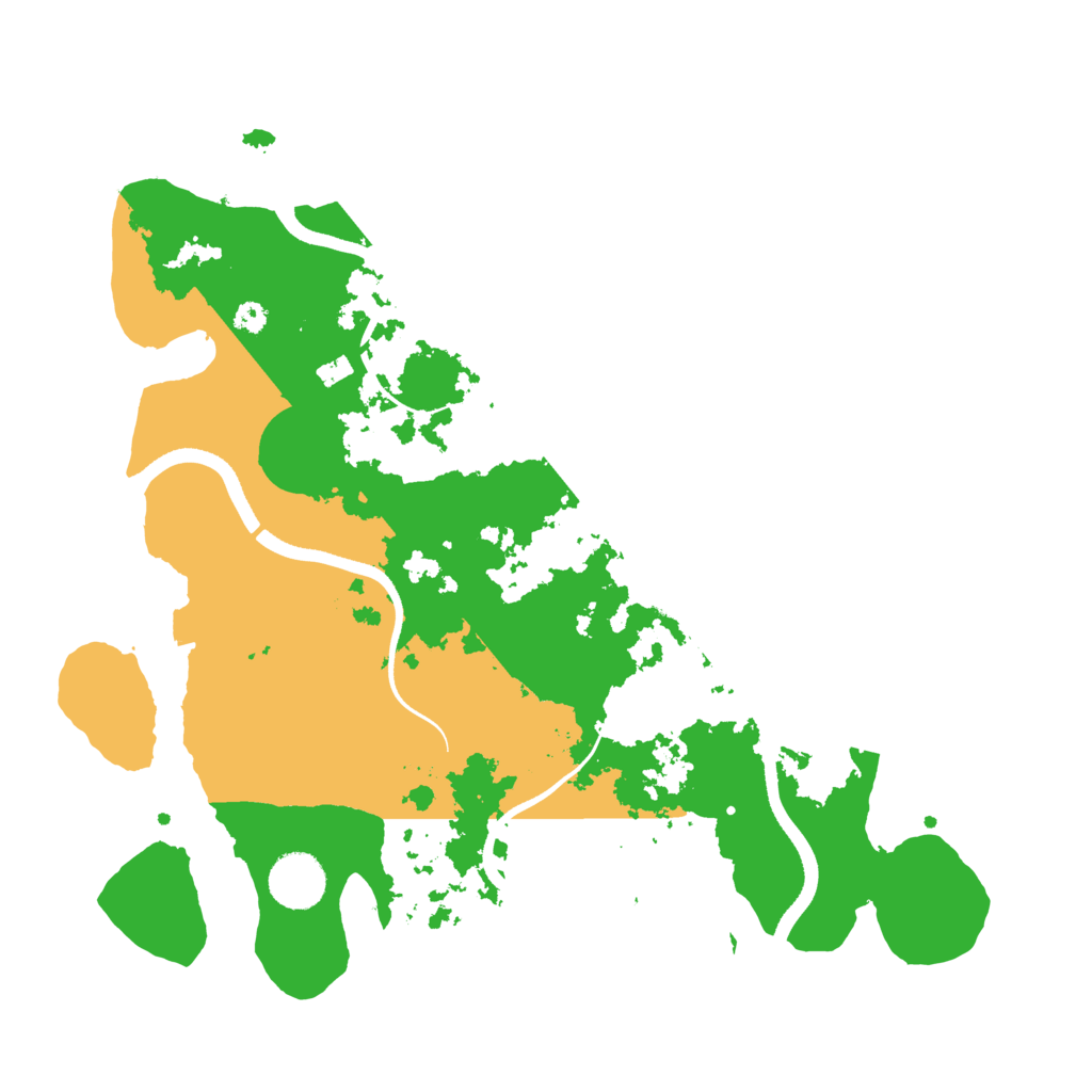 Biome Rust Map: Procedural Map, Size: 3500, Seed: 94609767