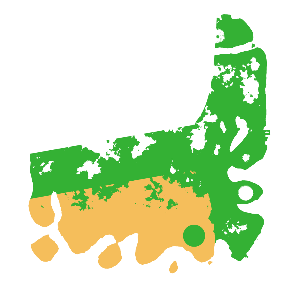 Biome Rust Map: Procedural Map, Size: 3550, Seed: 98421950