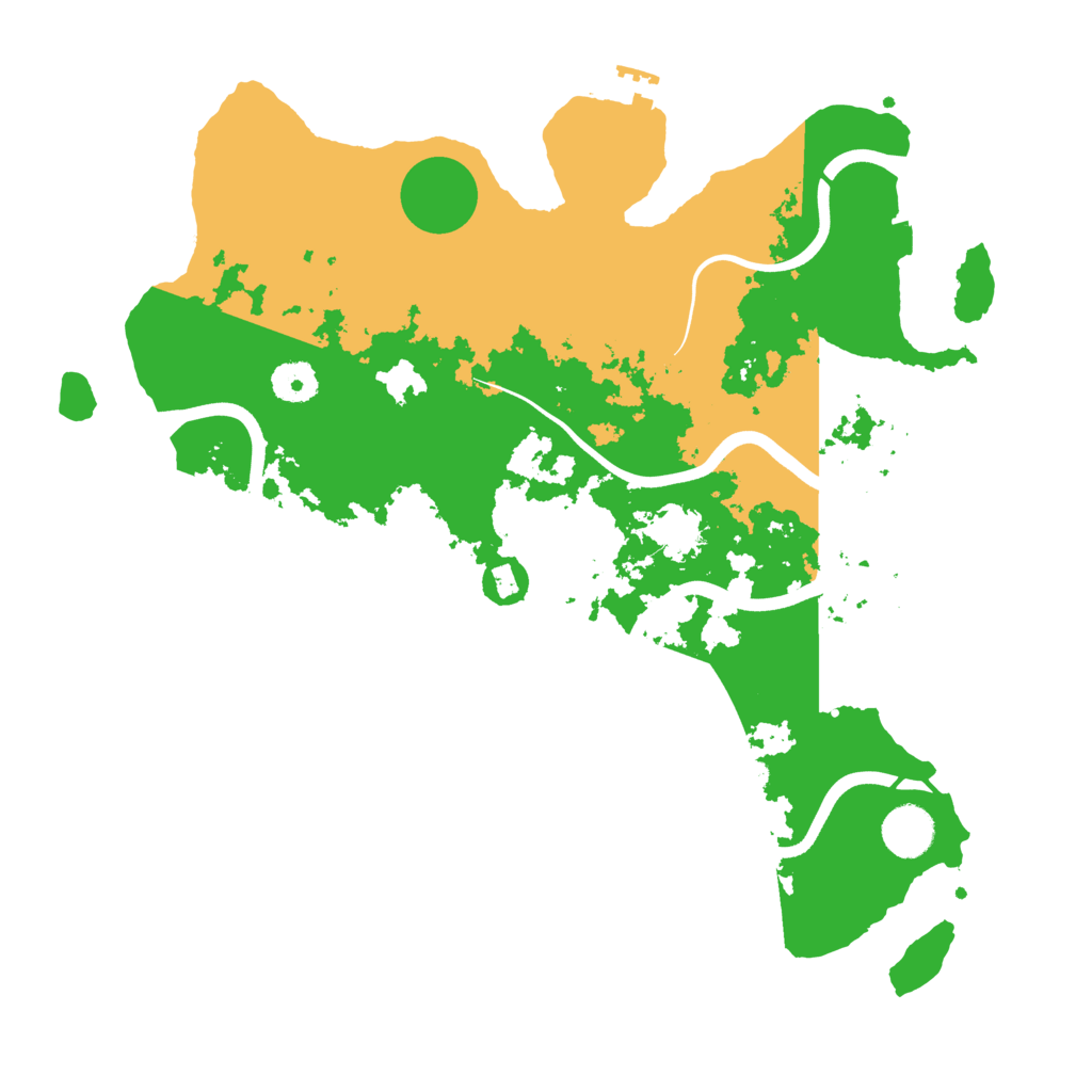 Biome Rust Map: Procedural Map, Size: 3750, Seed: 93706351
