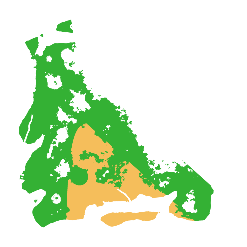 Biome Rust Map: Procedural Map, Size: 3800, Seed: 64848918