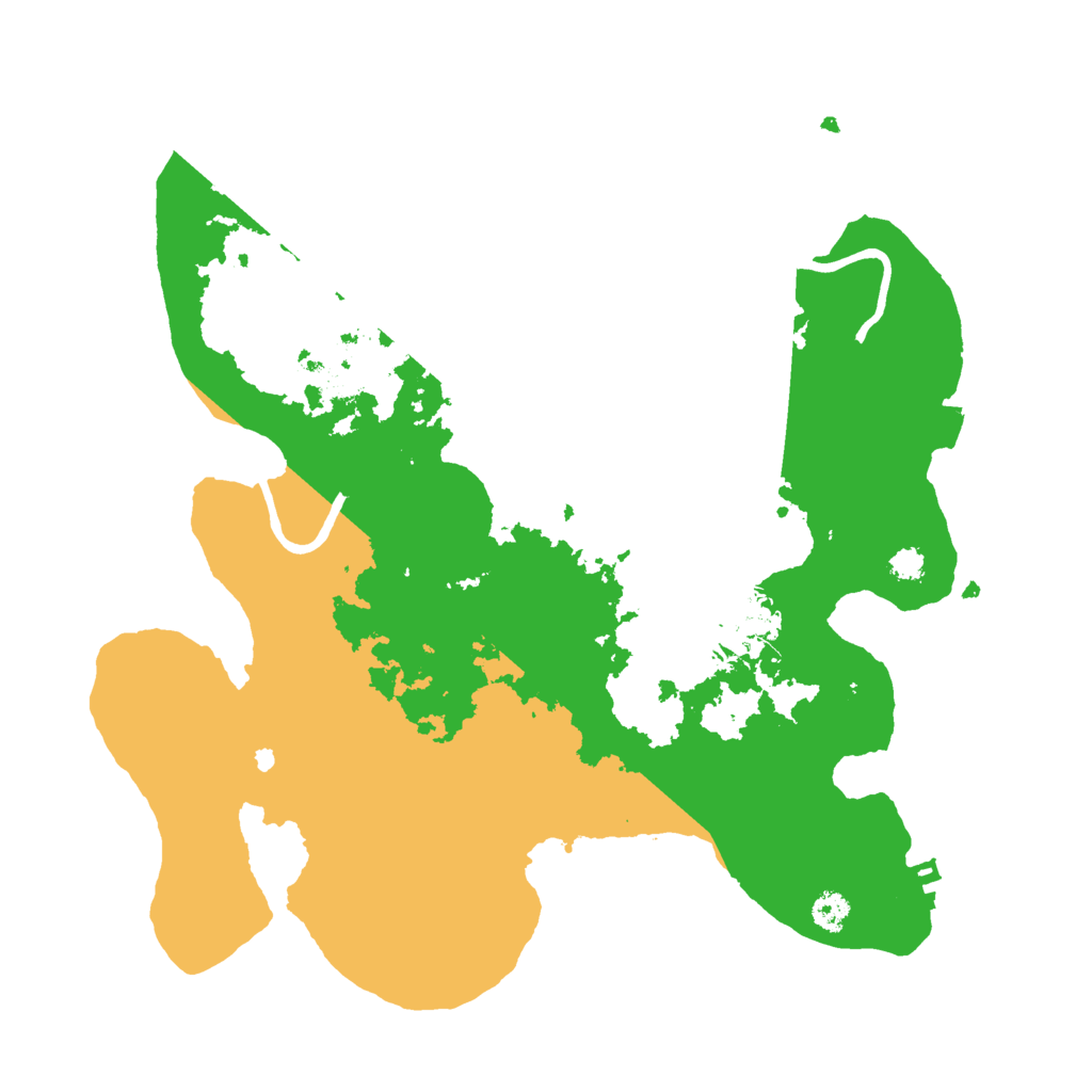 Biome Rust Map: Procedural Map, Size: 3000, Seed: 28905