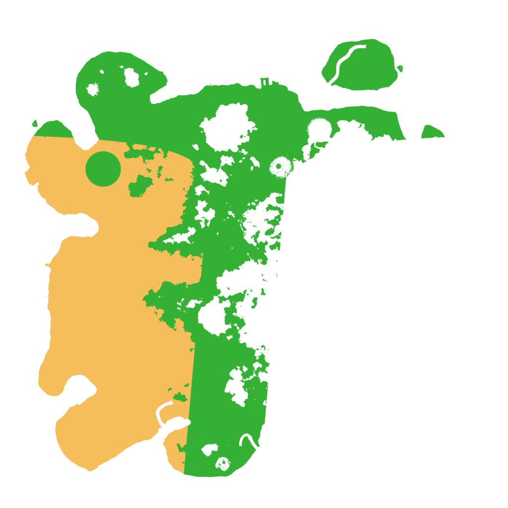 Biome Rust Map: Procedural Map, Size: 3800, Seed: 66087993
