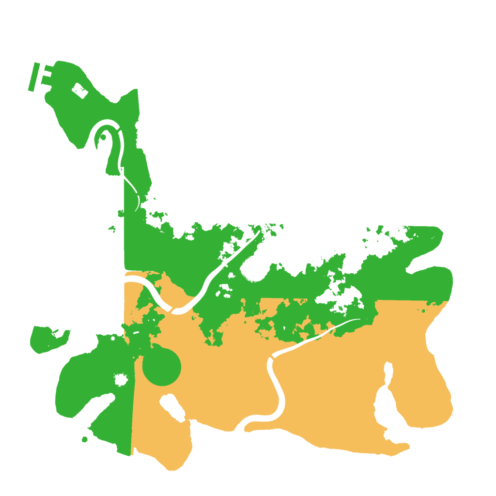 Biome Rust Map: Procedural Map, Size: 3450, Seed: 62642043