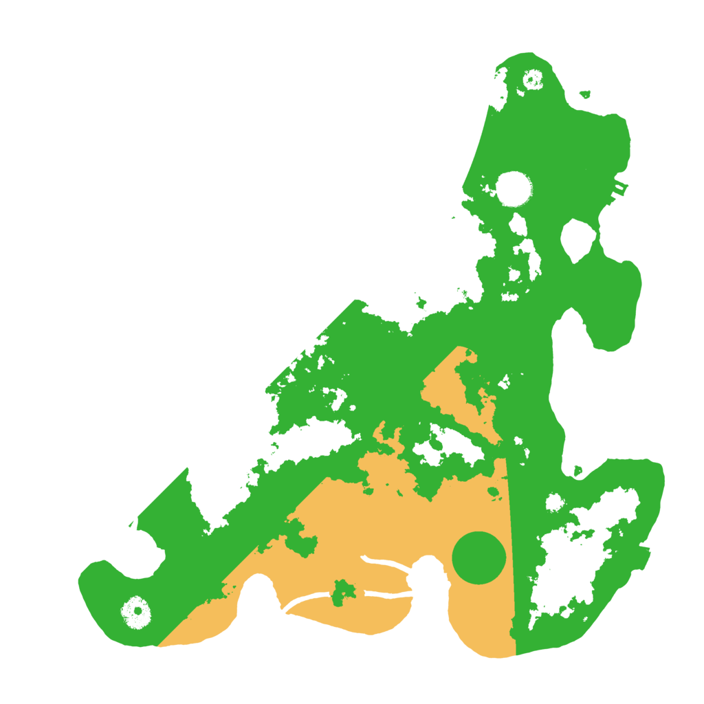 Biome Rust Map: Procedural Map, Size: 3500, Seed: 235247350