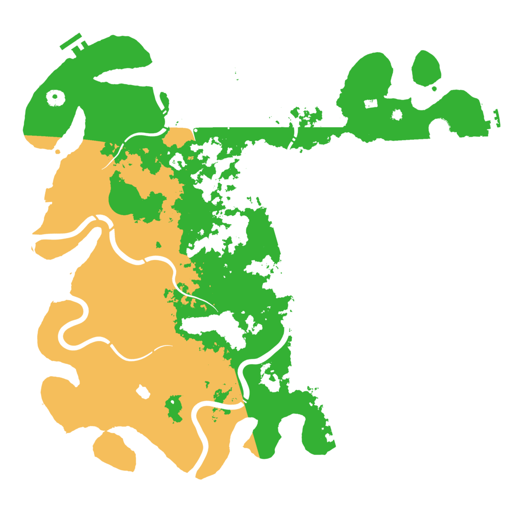 Biome Rust Map: Procedural Map, Size: 4250, Seed: 3520345