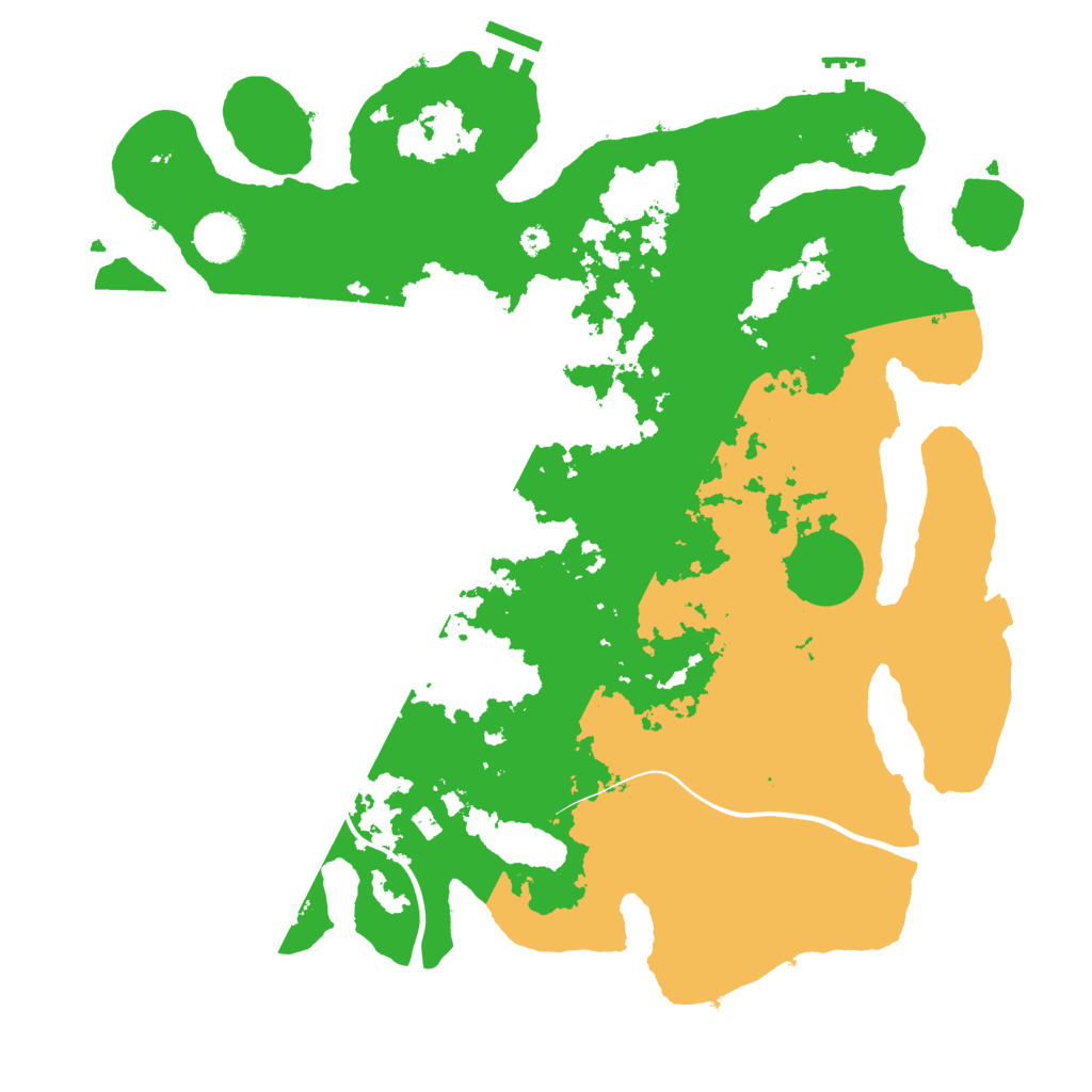 Biome Rust Map: Procedural Map, Size: 3850, Seed: 40625140