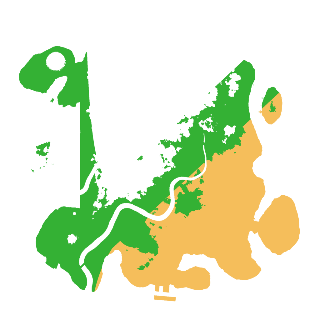 Biome Rust Map: Procedural Map, Size: 3000, Seed: 5829076