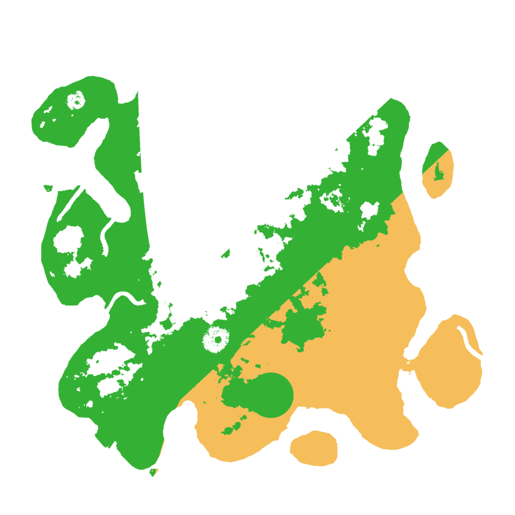 Biome Rust Map: Procedural Map, Size: 3000, Seed: 5829076