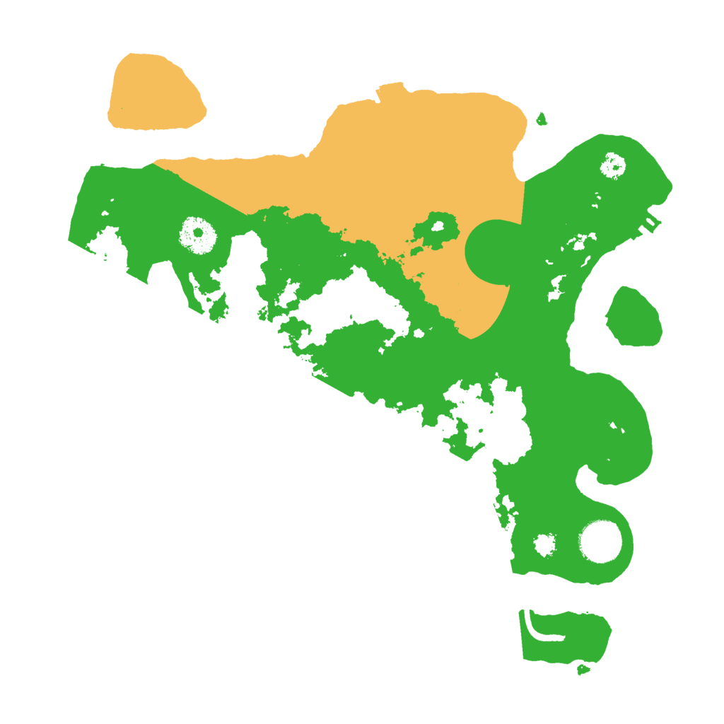 Biome Rust Map: Procedural Map, Size: 3000, Seed: 12894