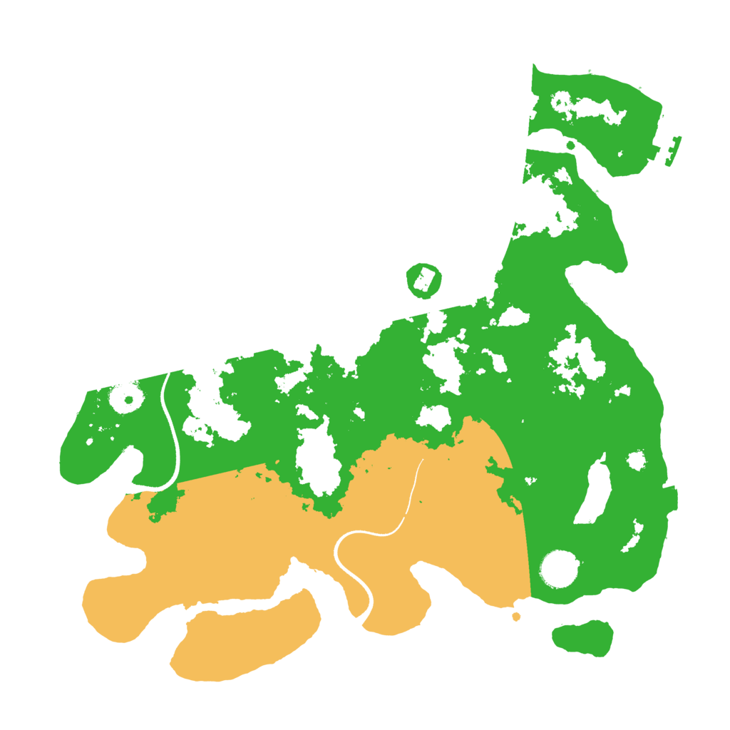 Biome Rust Map: Procedural Map, Size: 3450, Seed: 93290350