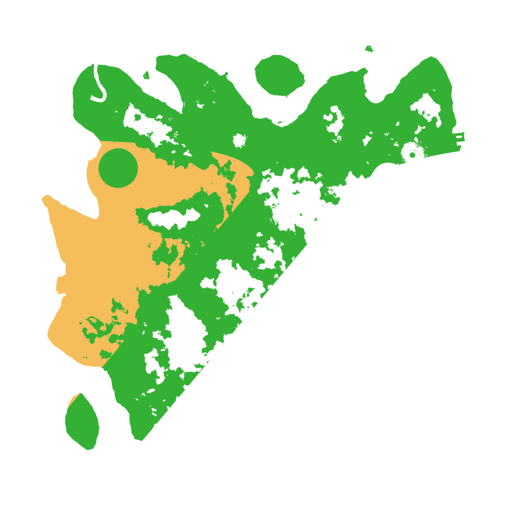 Biome Rust Map: Procedural Map, Size: 3500, Seed: 41208460