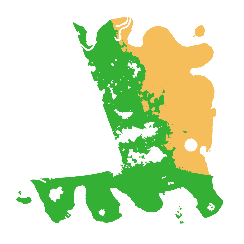 Biome Rust Map: Procedural Map, Size: 3400, Seed: 17561093