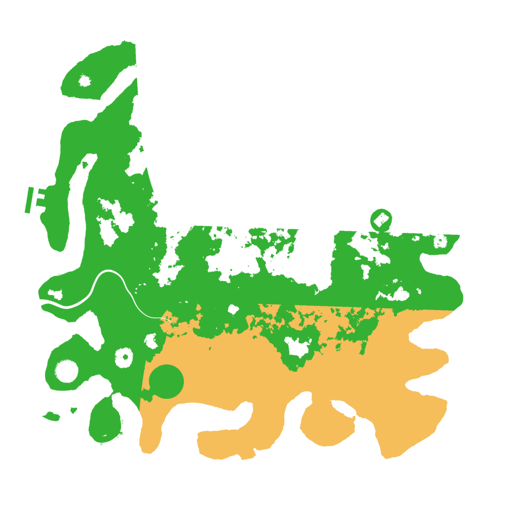 Biome Rust Map: Procedural Map, Size: 3900, Seed: 79796094