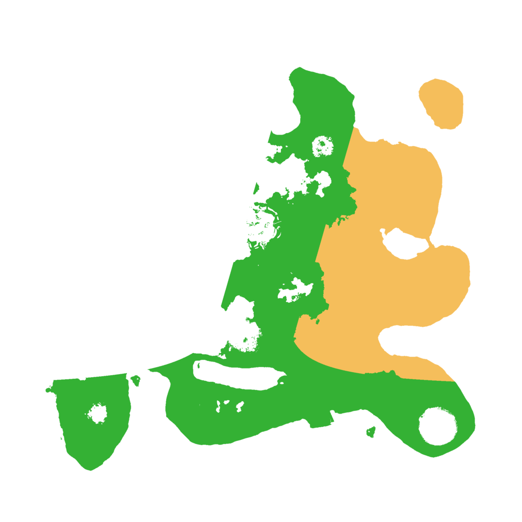 Biome Rust Map: Procedural Map, Size: 2500, Seed: 440613411