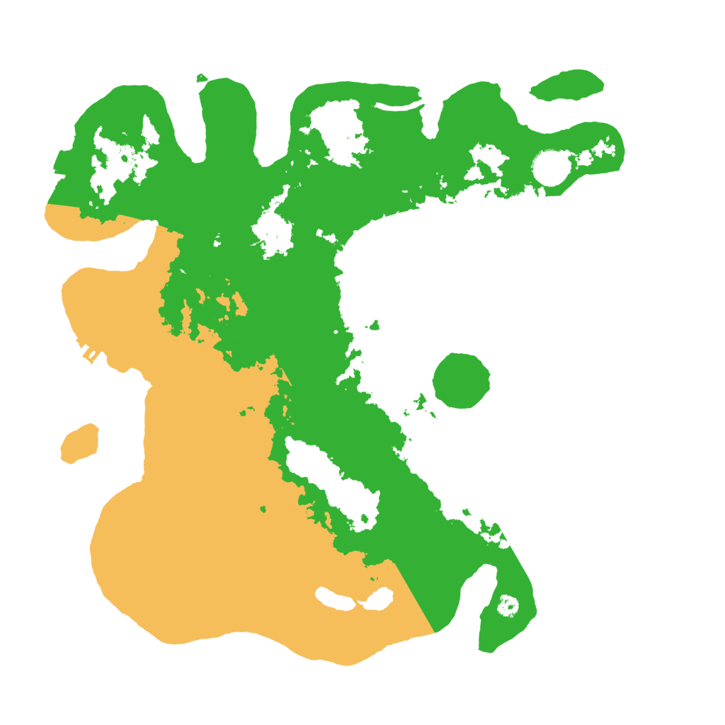 Biome Rust Map: Procedural Map, Size: 3500, Seed: 97550