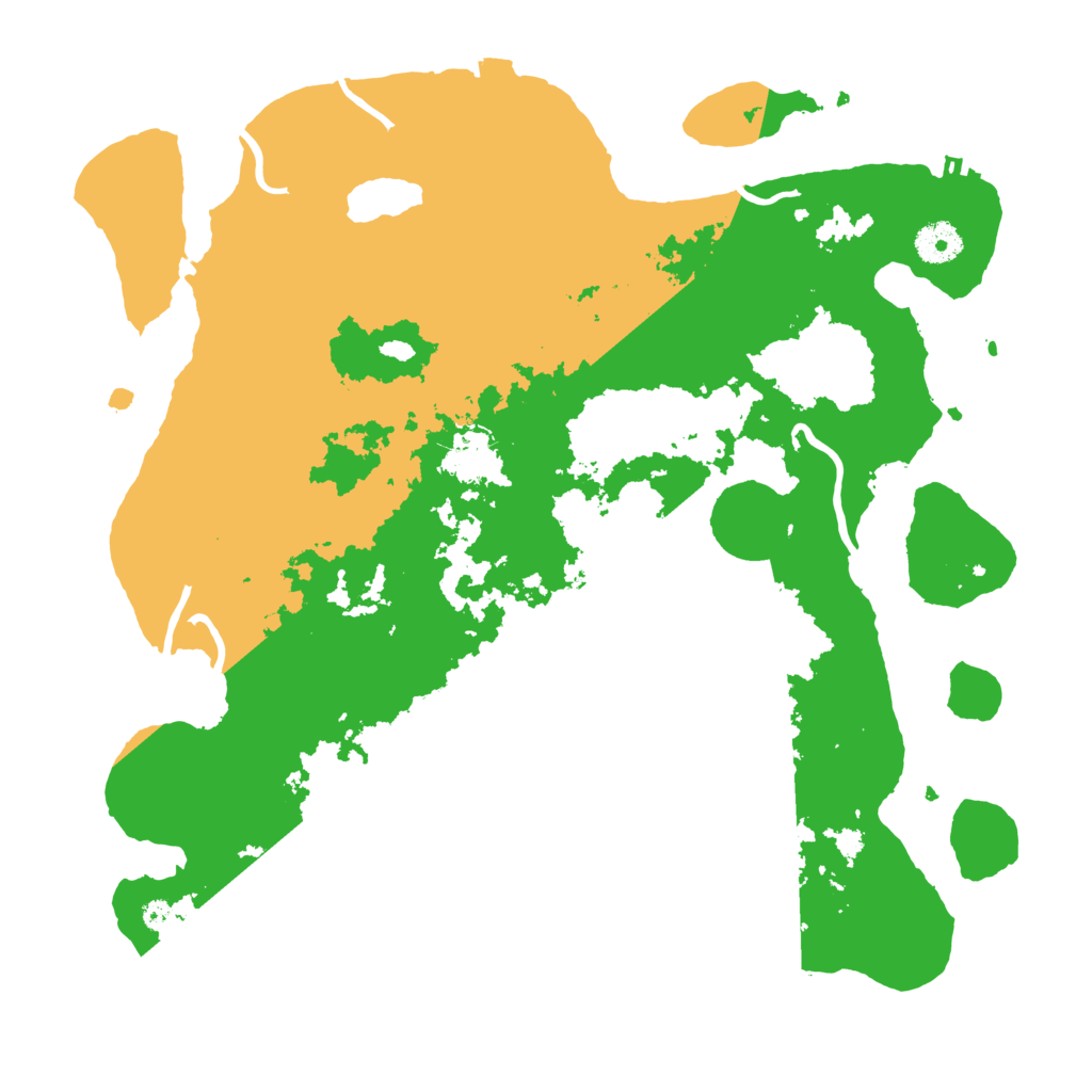 Biome Rust Map: Procedural Map, Size: 3750, Seed: 1234686617