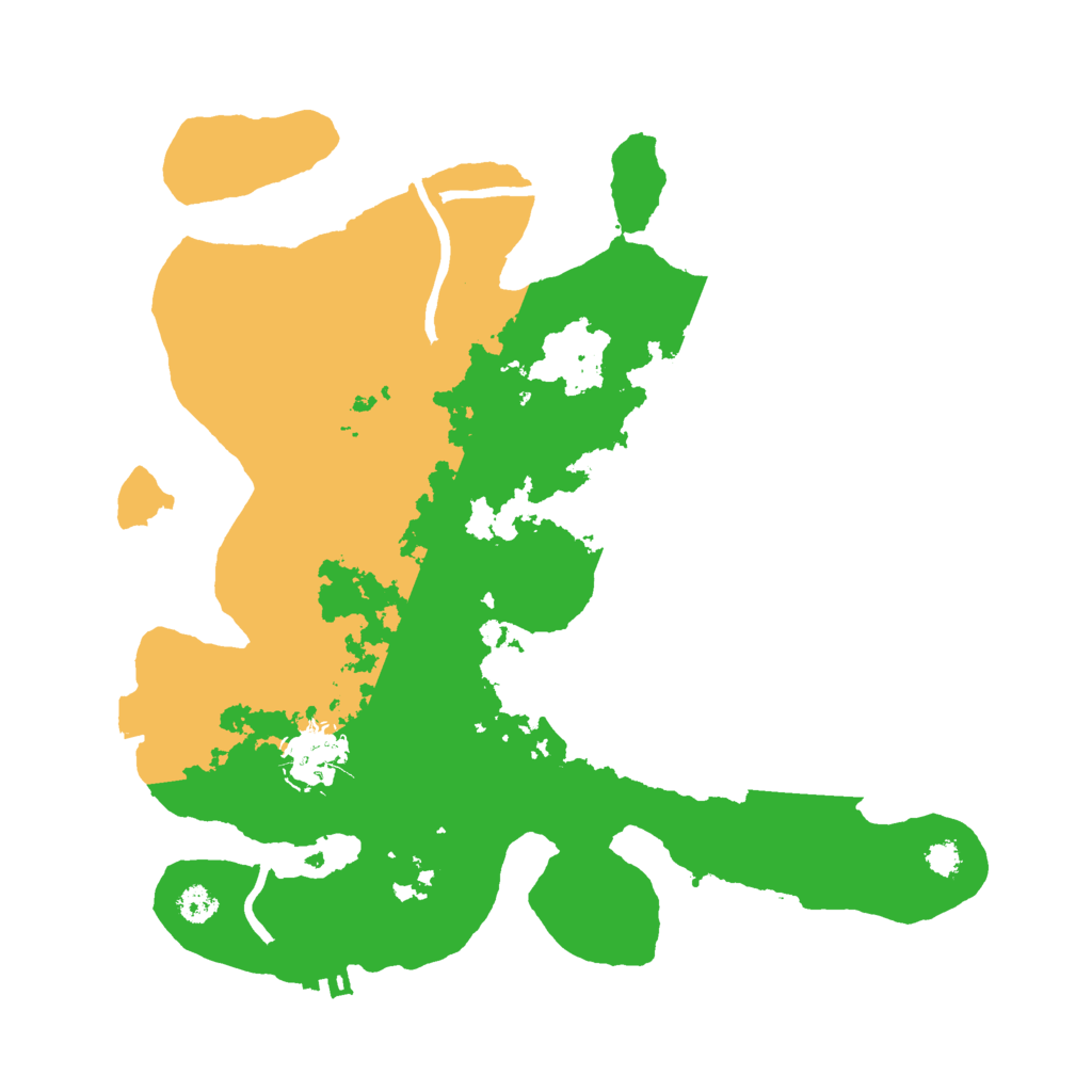 Biome Rust Map: Procedural Map, Size: 3000, Seed: 119654041