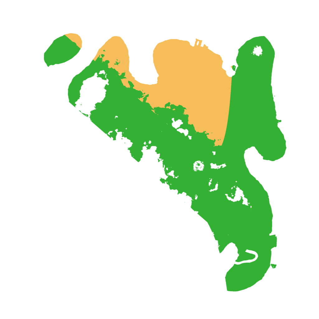 Biome Rust Map: Procedural Map, Size: 3000, Seed: 191389899