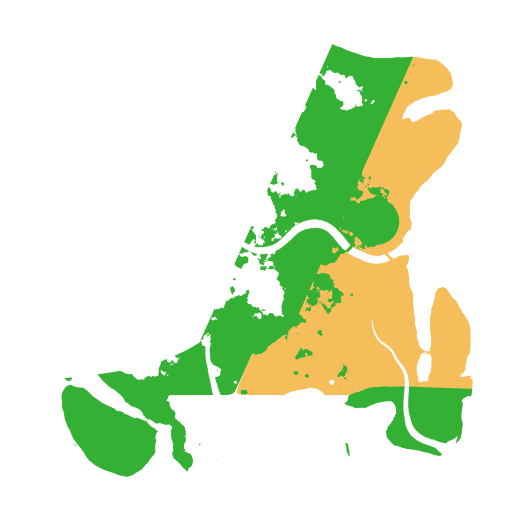 Biome Rust Map: Procedural Map, Size: 3000, Seed: 530849623