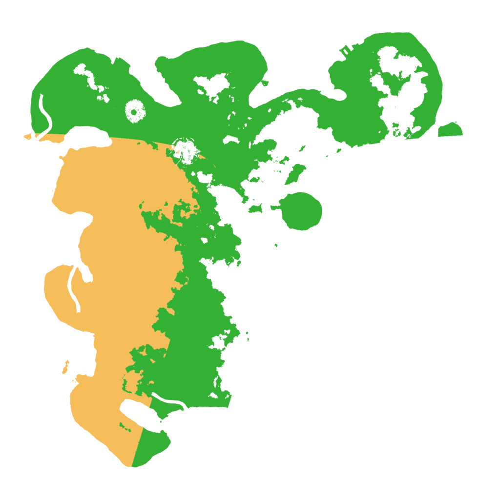 Biome Rust Map: Procedural Map, Size: 3500, Seed: 102247912