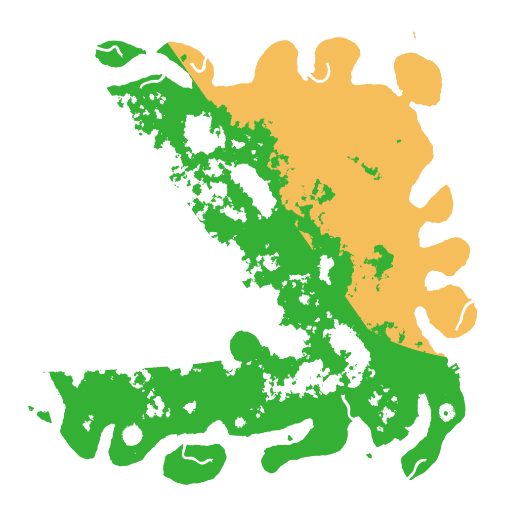 Biome Rust Map: Procedural Map, Size: 4500, Seed: 205679320