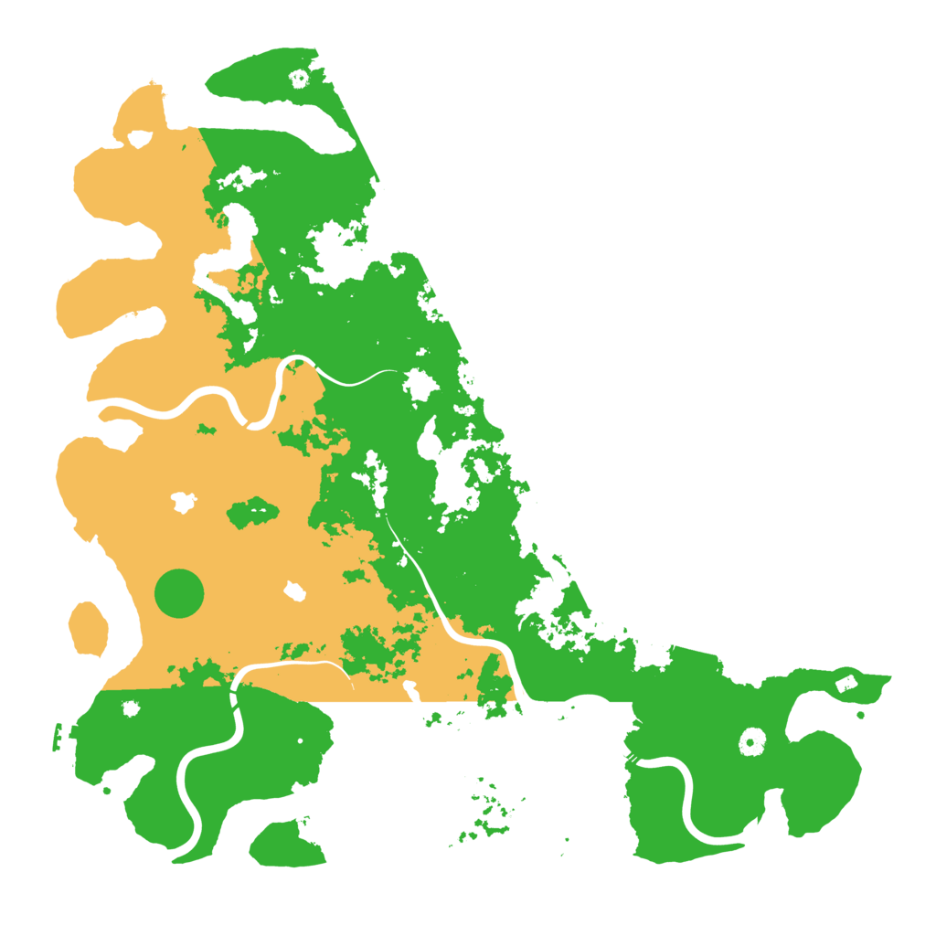 Biome Rust Map: Procedural Map, Size: 5000, Seed: 150794950