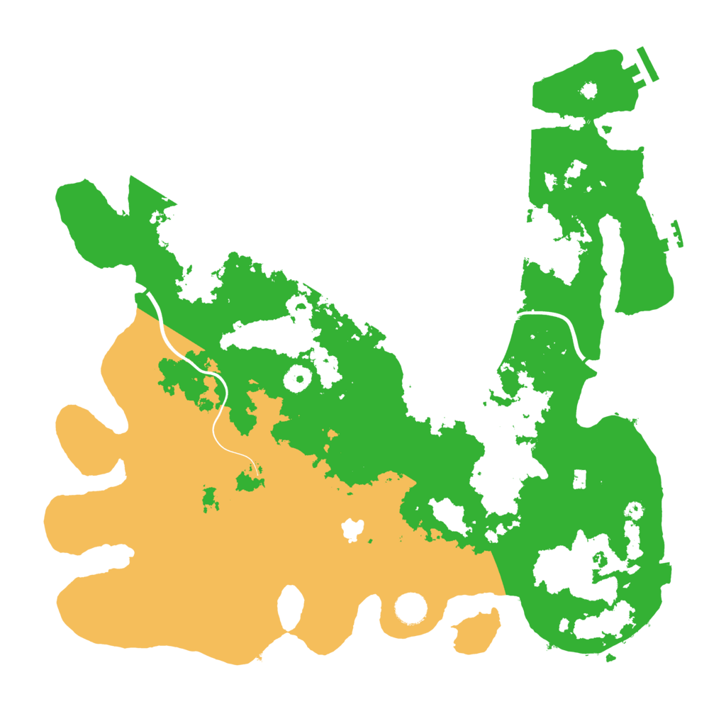 Biome Rust Map: Procedural Map, Size: 4000, Seed: 496456