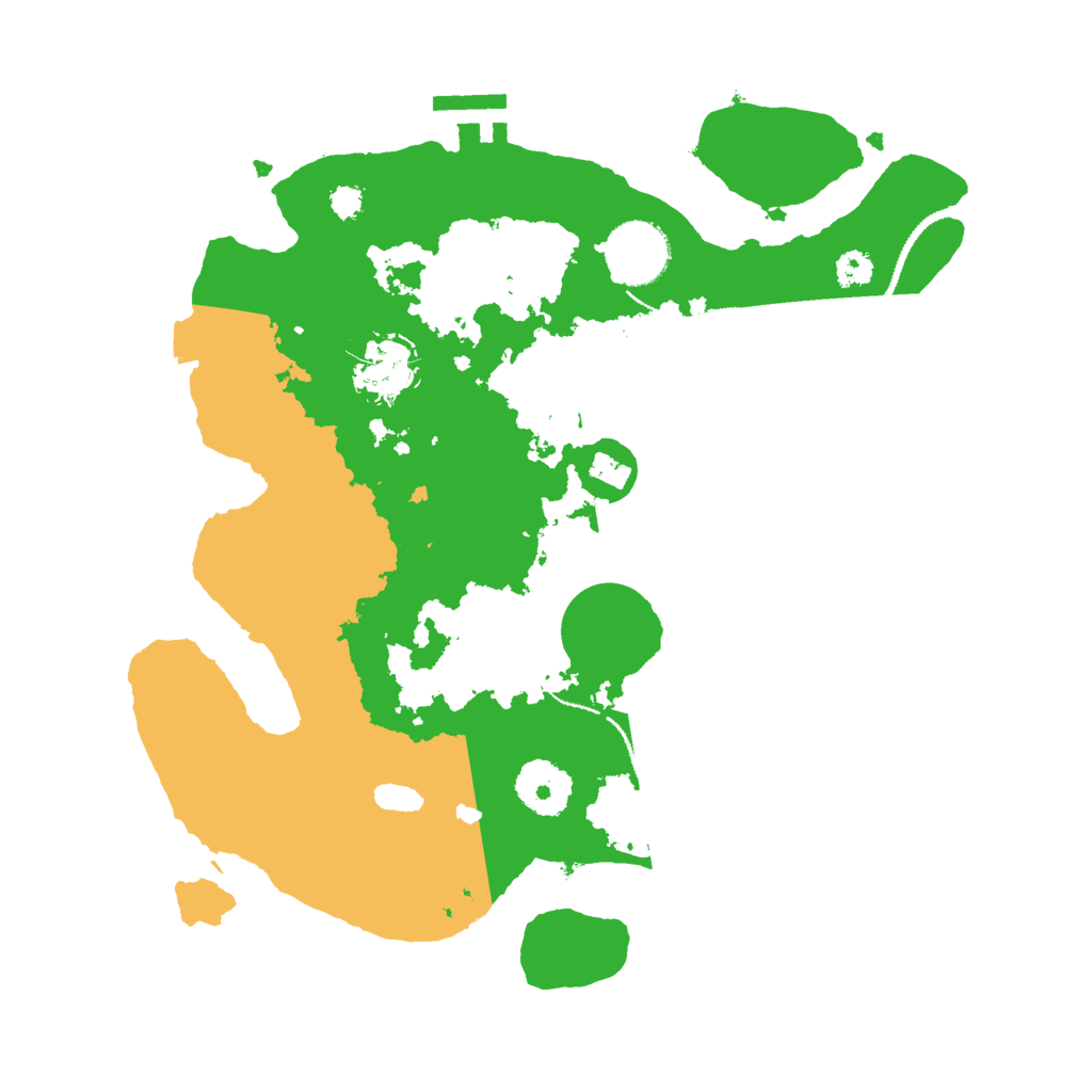 Biome Rust Map: Procedural Map, Size: 3000, Seed: 497476056