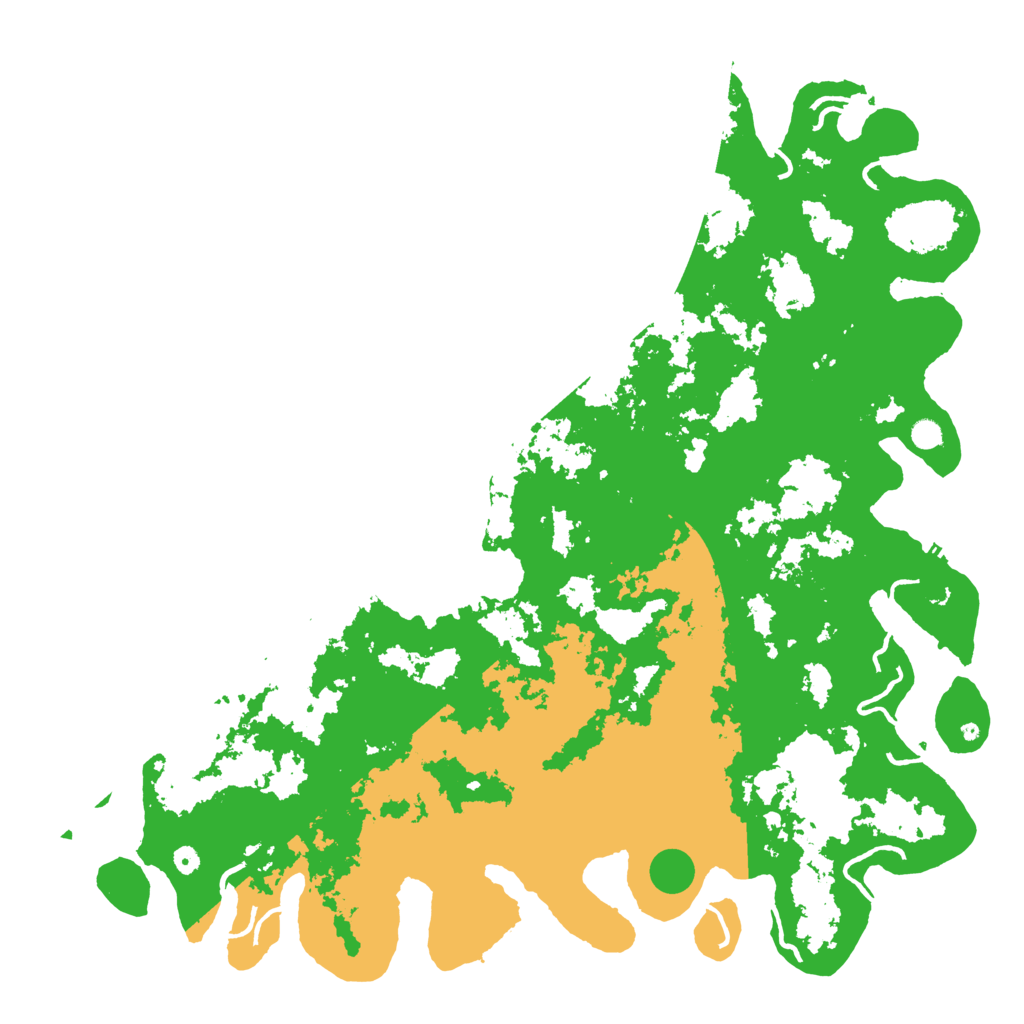 Biome Rust Map: Procedural Map, Size: 6000, Seed: 549579949