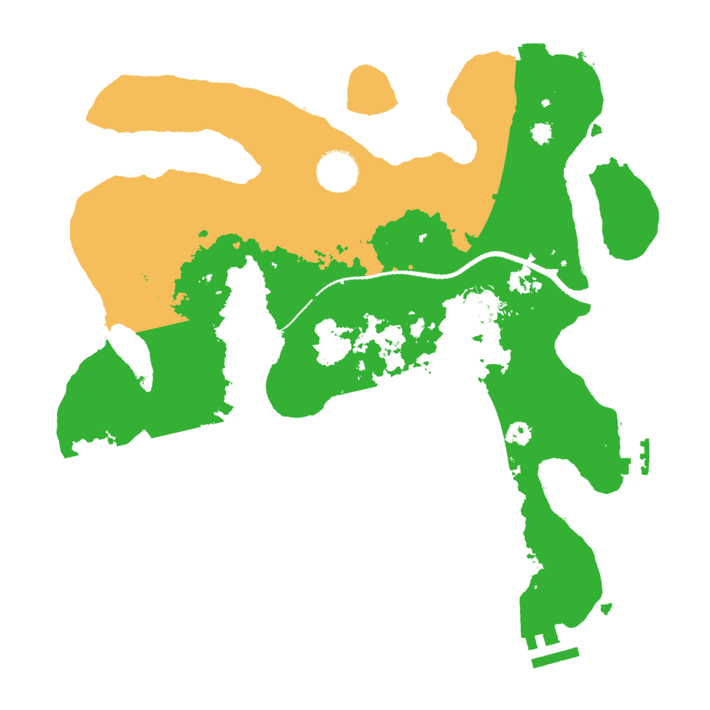 Biome Rust Map: Procedural Map, Size: 3000, Seed: 910311613