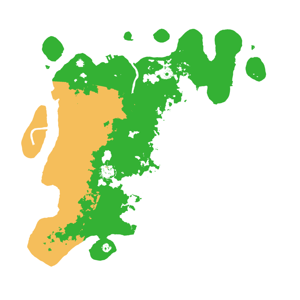 Biome Rust Map: Procedural Map, Size: 3500, Seed: 349811