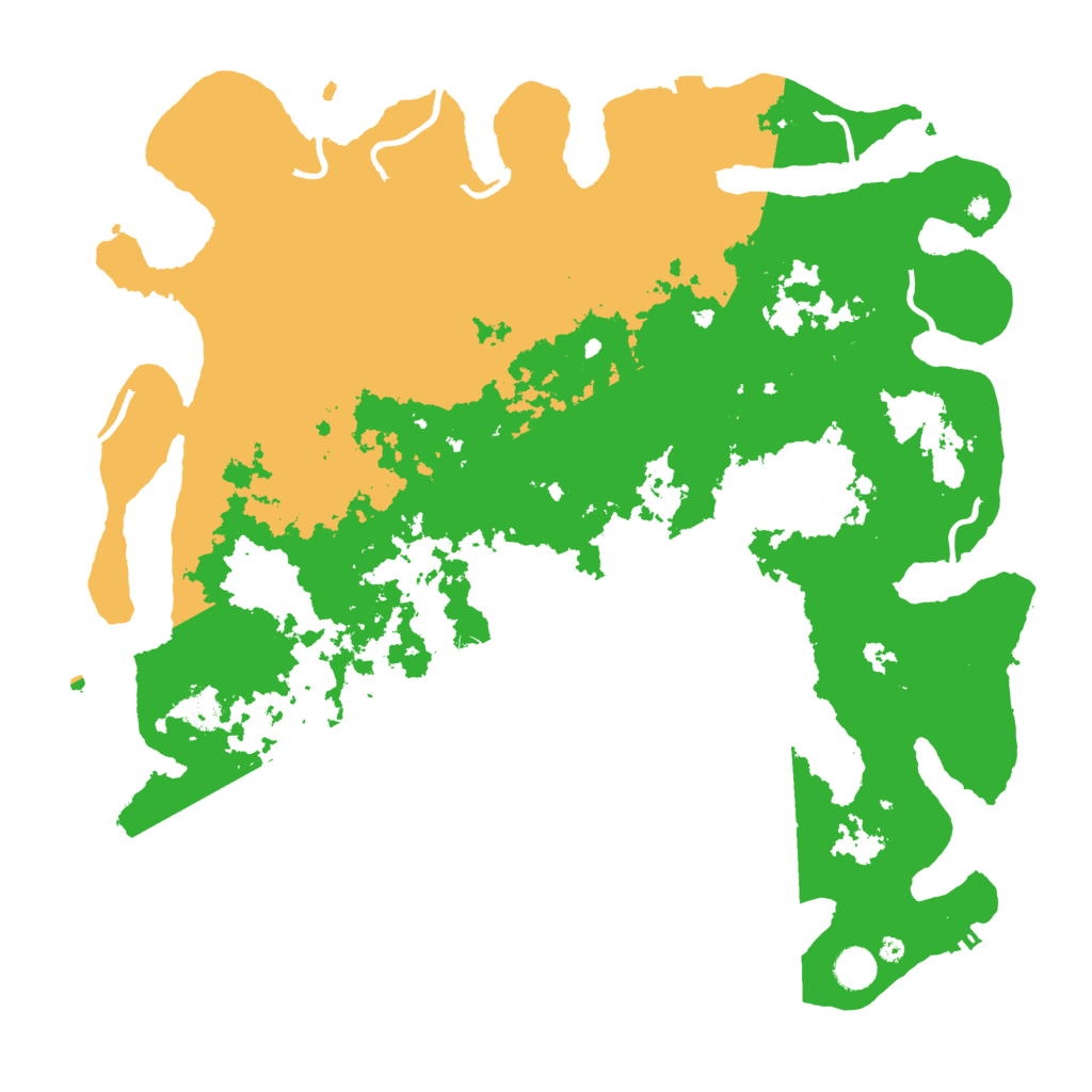 Biome Rust Map: Procedural Map, Size: 4500, Seed: 924541275