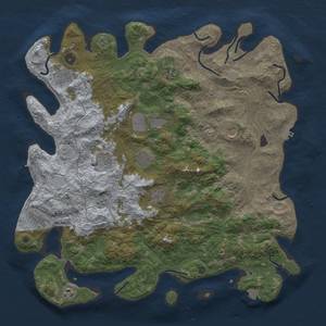 Thumbnail Rust Map: Procedural Map, Size: 4500, Seed: 1902278665, 18 Monuments