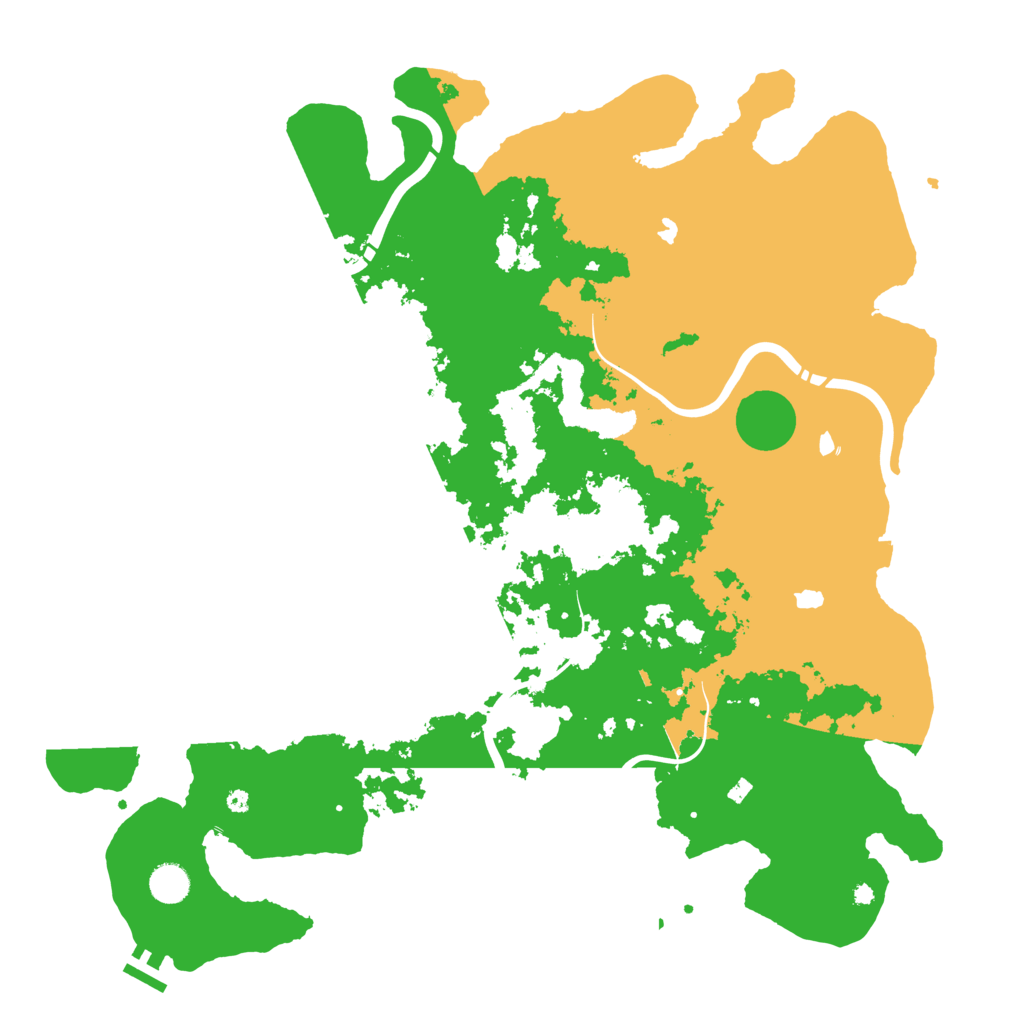 Biome Rust Map: Procedural Map, Size: 4500, Seed: 1902278665