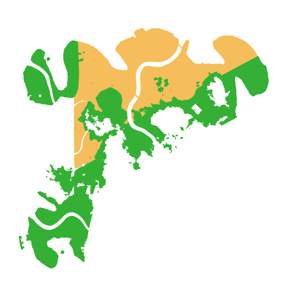 Biome Rust Map: Procedural Map, Size: 3250, Seed: 839754296