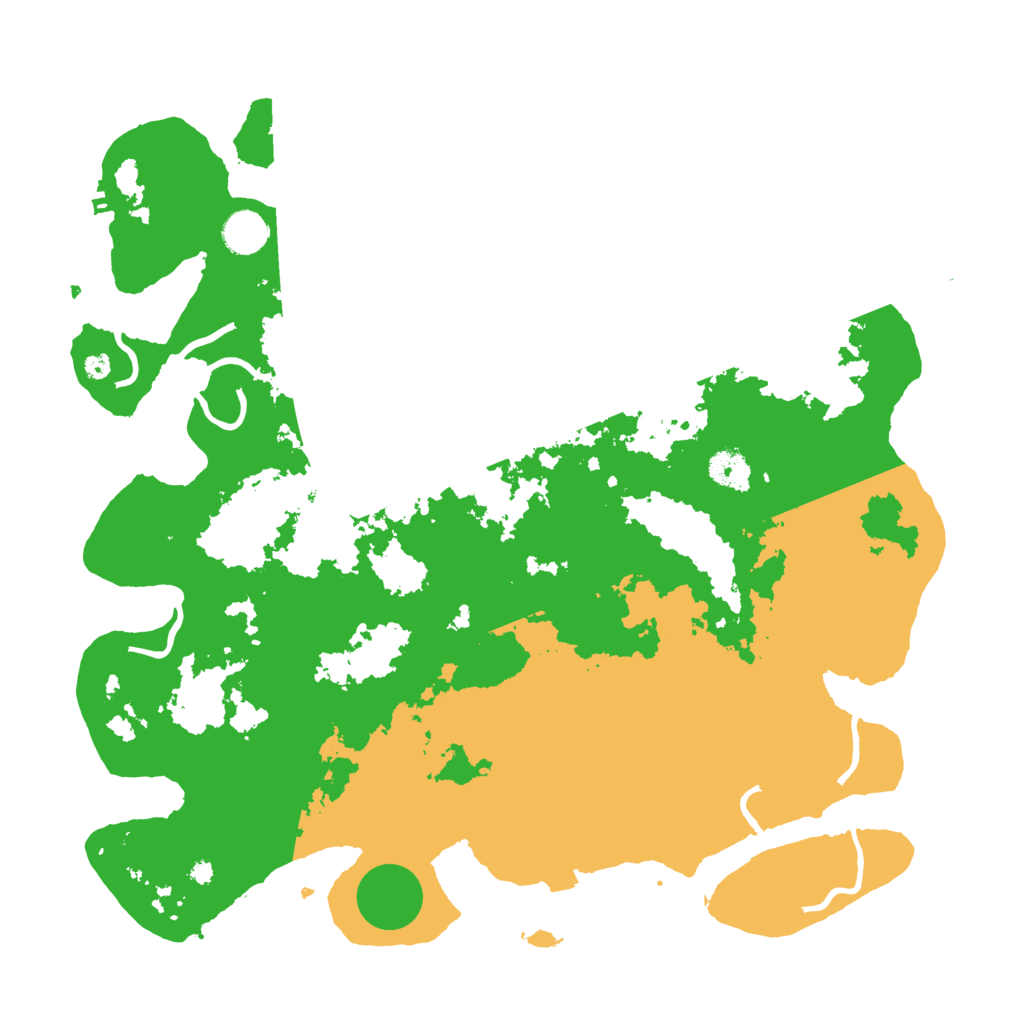 Biome Rust Map: Procedural Map, Size: 4096, Seed: 6861