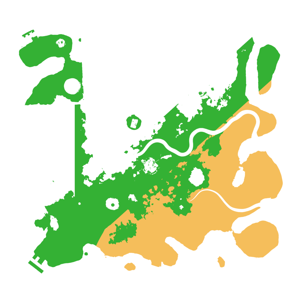 Biome Rust Map: Procedural Map, Size: 3500, Seed: 26678935