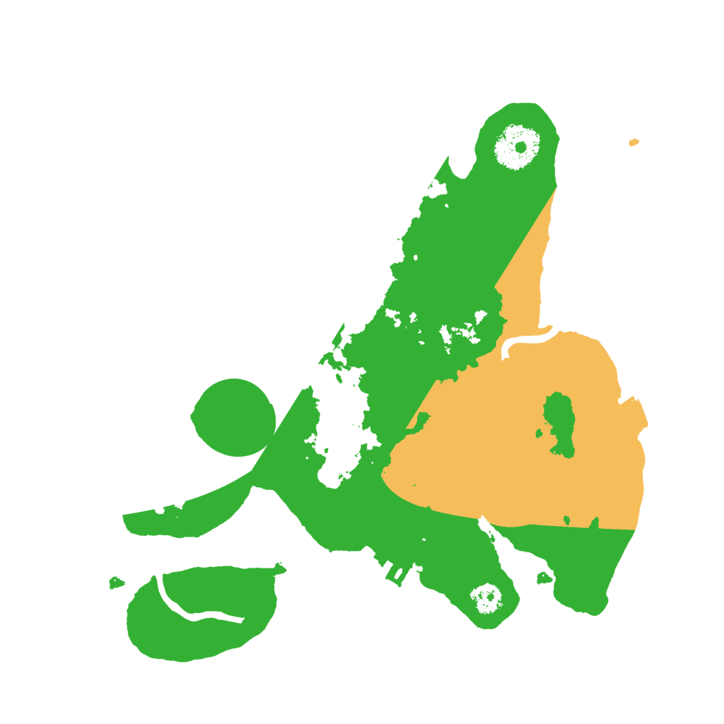 Biome Rust Map: Procedural Map, Size: 2500, Seed: 352560513