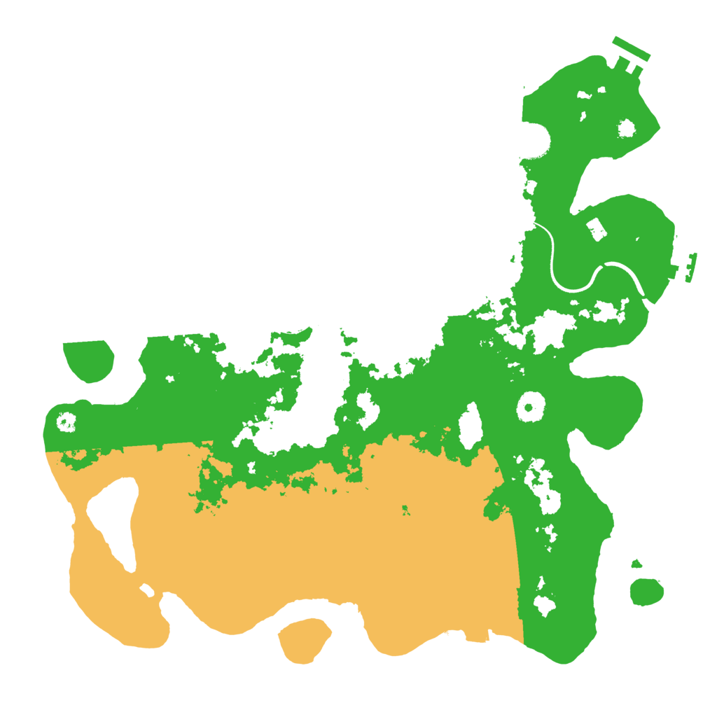 Biome Rust Map: Procedural Map, Size: 3600, Seed: 505172297