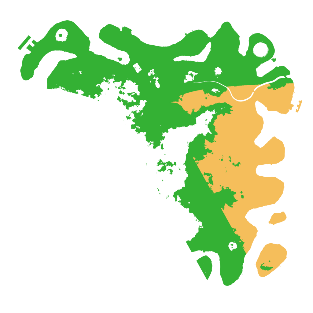 Biome Rust Map: Procedural Map, Size: 3750, Seed: 23142201