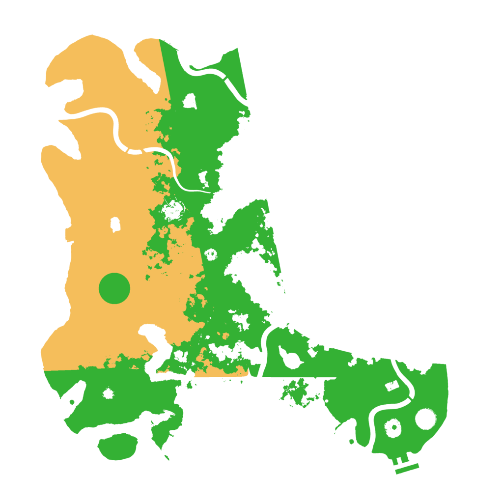 Biome Rust Map: Procedural Map, Size: 4250, Seed: 799207998