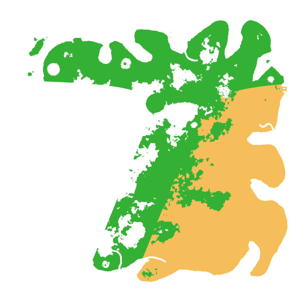 Biome Rust Map: Procedural Map, Size: 4300, Seed: 77784169