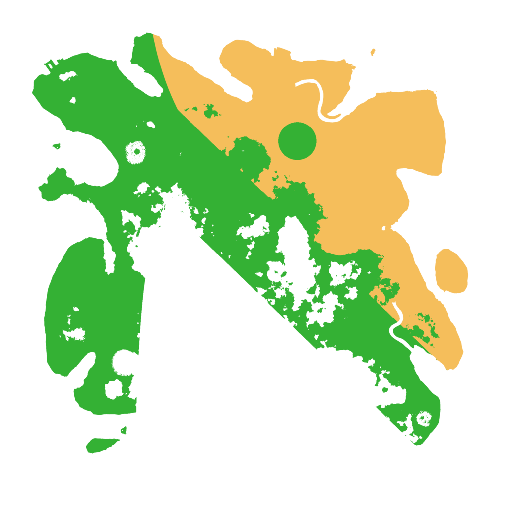 Biome Rust Map: Procedural Map, Size: 3550, Seed: 24984150